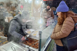 Румъния - парк Друмул Таберей - Коледен базар