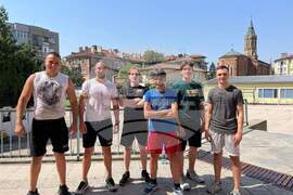 Русе - училище - пожар - разчистване