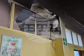 Русе - училище - пожар - разчистване