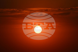 Село Вазово - залез