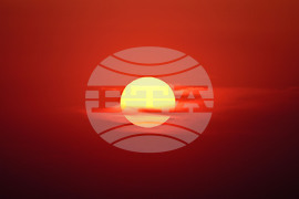 Село Вазово - залез