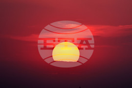 Село Вазово - залез