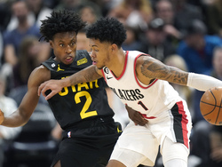 Trail Blazers Jazz Basketball