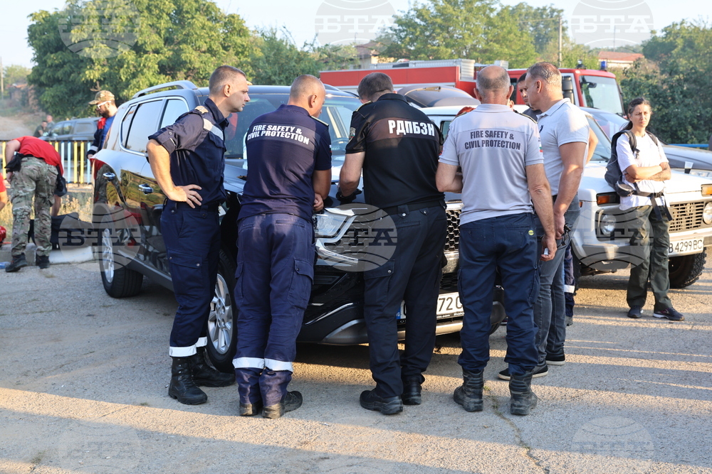 Село Отец Паисиево - гасене на пожар - брифинг