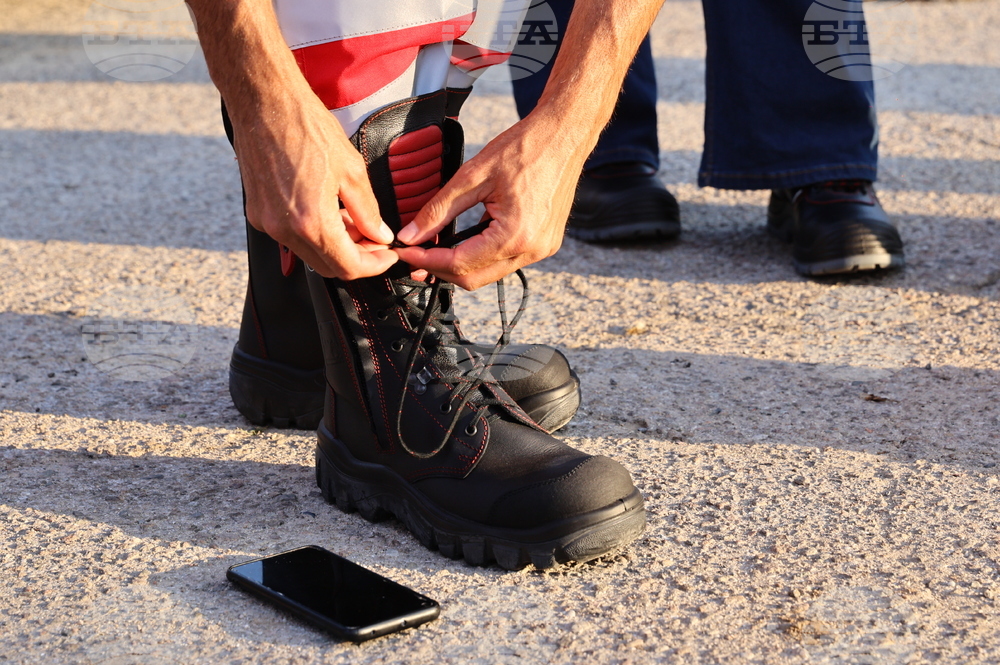 Село Отец Паисиево - гасене на пожар - брифинг