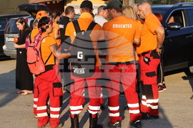 Село Отец Паисиево - гасене на пожар - брифинг