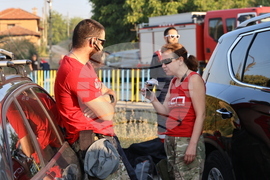Село Отец Паисиево - гасене на пожар - брифинг
