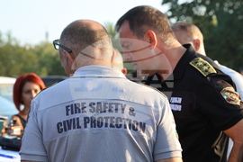 Село Отец Паисиево - гасене на пожар - брифинг