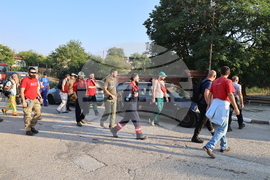 Село Отец Паисиево - гасене на пожар - брифинг