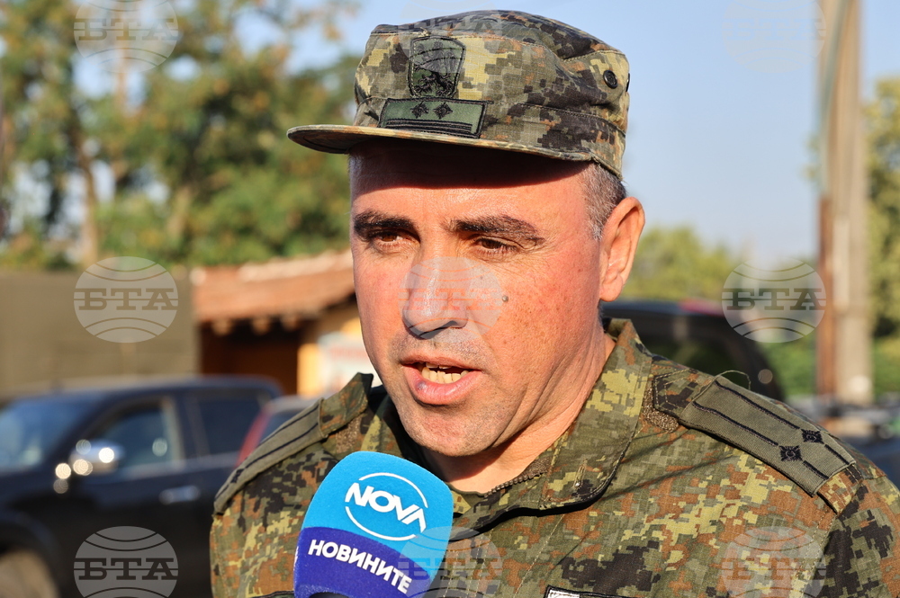 Село Отец Паисиево - гасене на пожар - брифинг