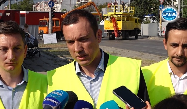 Проектът за реконструкция на ул. "Опълченска" е от 2012 г., заяви кметът на София Васил Терзиев