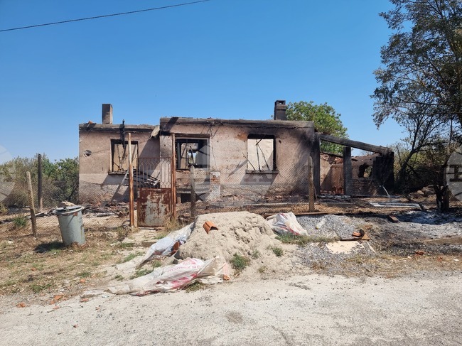 Село Воден - пожар - щети
