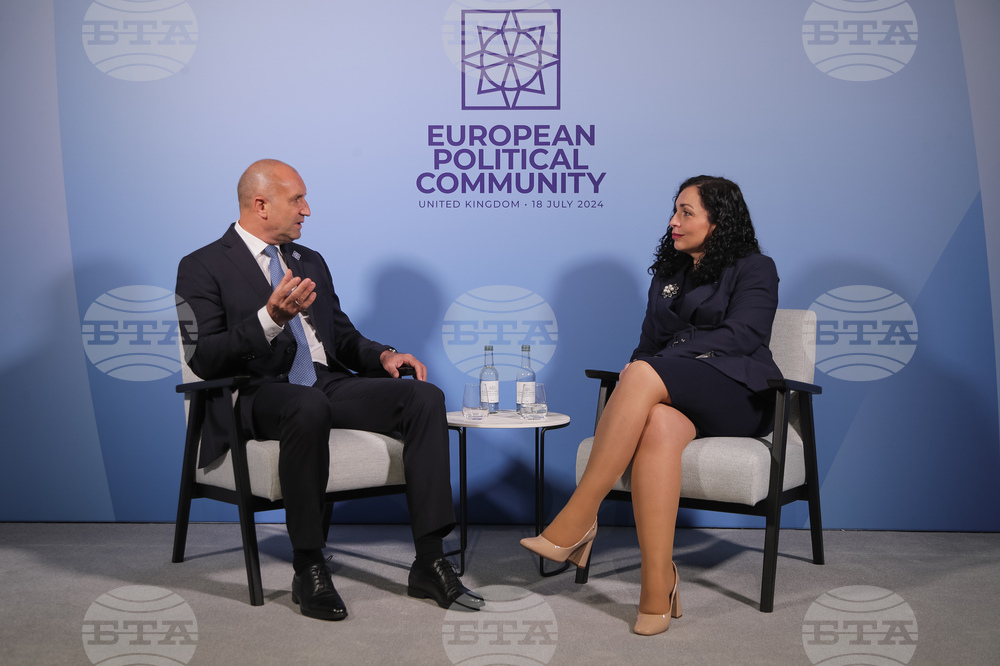 President Radev: Accelerating Kosovo Integration into International Structures Will Be Positive Sign for Whole Region