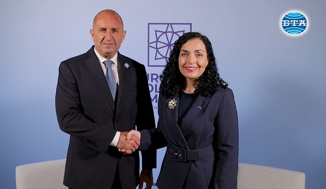 Румен Радев: Ускоряването на процеса на интеграция на Република Косово в международните структури ще бъде позитивен знак за целия регион