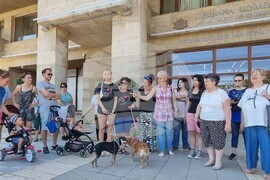 Шумен - любители на животни - протест