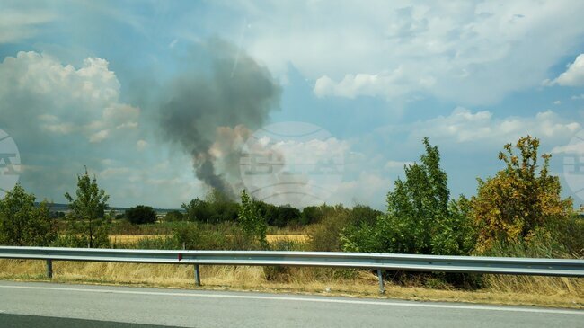 Горски пожар избухна в Северна Гърция