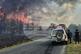 Харманли - пожар