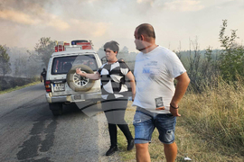 Харманли - пожар