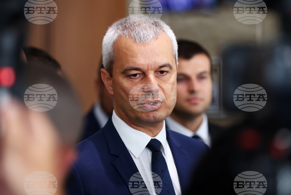 Костадин Костадинов - брифинг