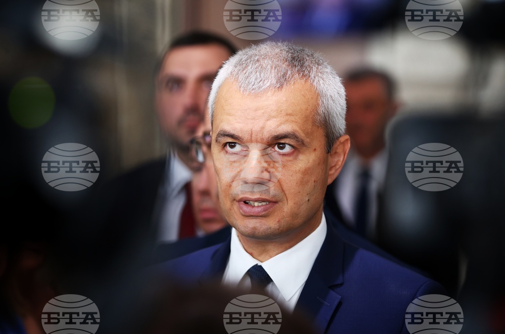 Костадин Костадинов - брифинг