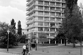 Поглед към курорта "Златни пясъци"  през юли 1968 г.