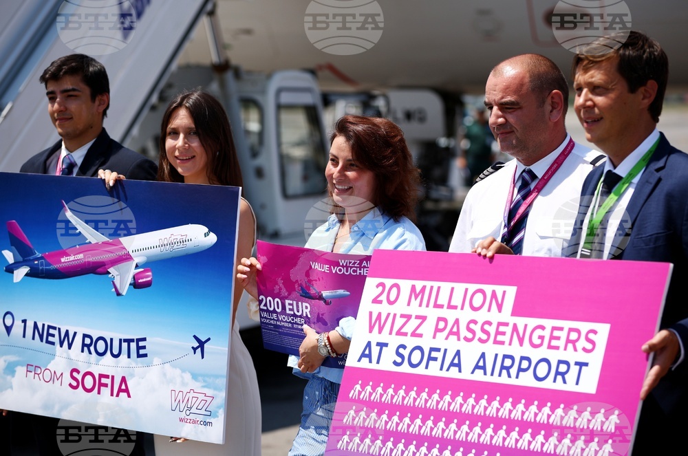 Летище София - 20-милионния пътник на Wizz Air