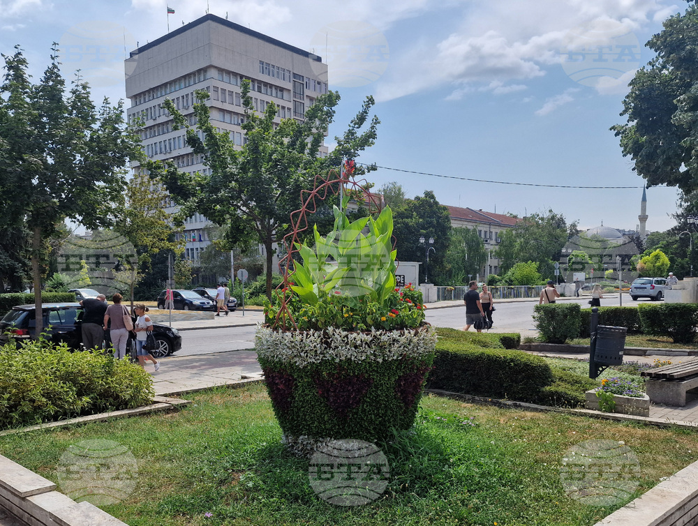 Разград - цветя - градинки