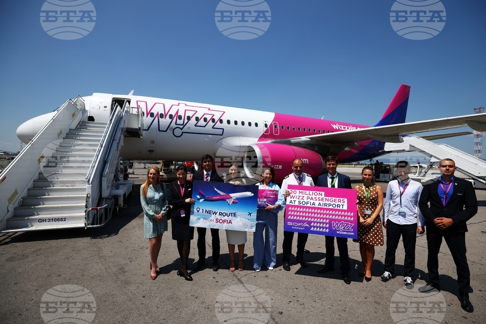Летище София - 20-милионния пътник на Wizz Air