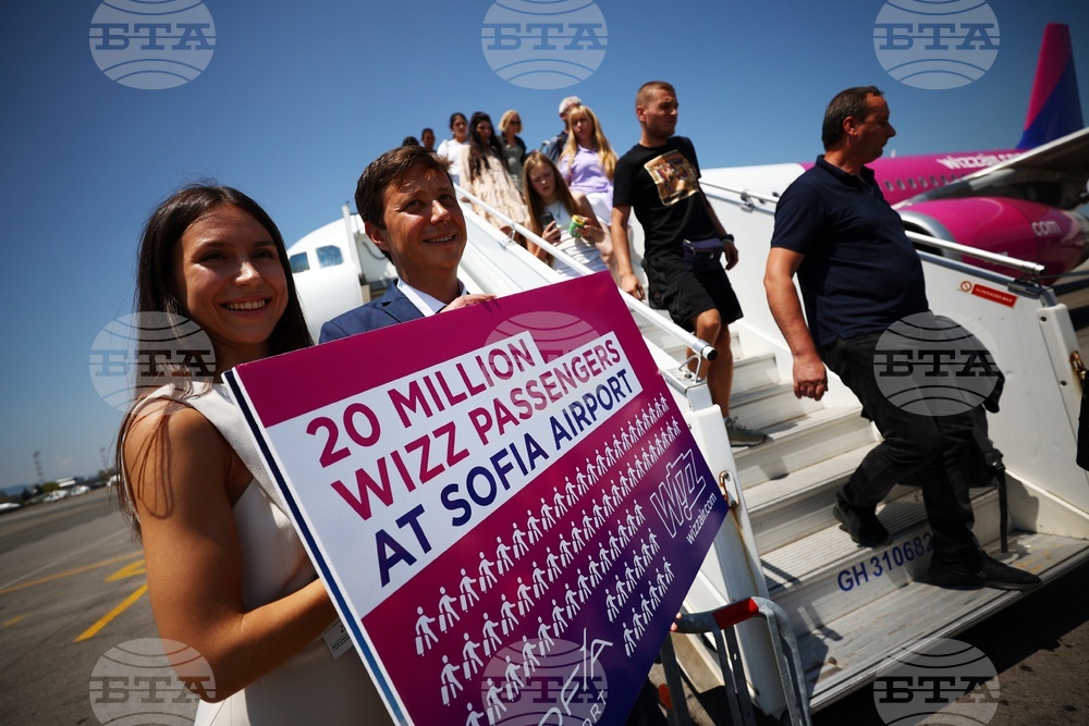 Летище София - 20-милионния пътник на Wizz Air