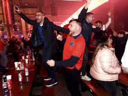 Britain England Soccer WCup Fans