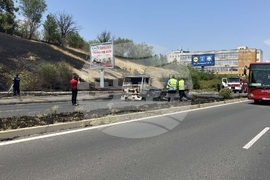 Кърджали - камион - пожар