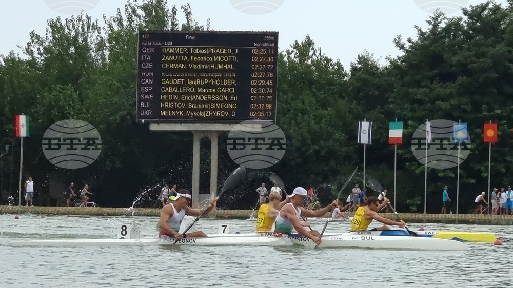 Hristov, Simeonov Win Bulgaria’s First Medal at European U23 Canoe-Kayak Championships
