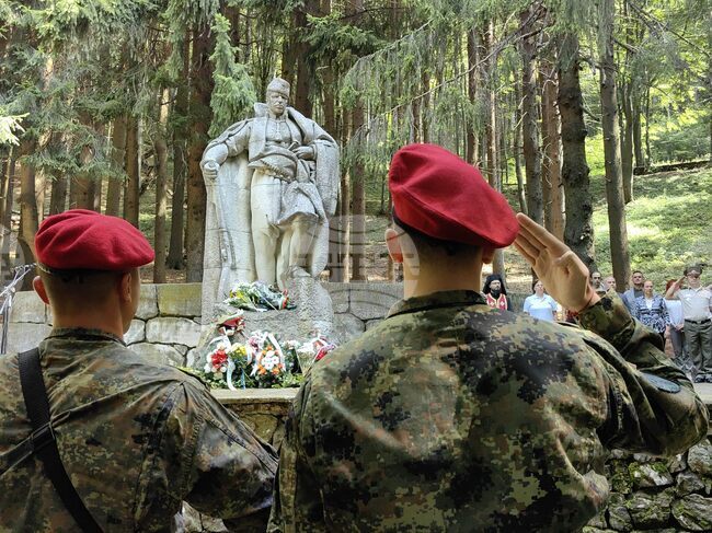 Казанлък - годишнина от гибелта на  Хаджи Димитър - отбелязване