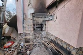 Село Воден - опожарени къщи