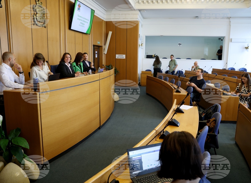 Столичен общински съвет - разделно събиране на отпадъци - пресконференция