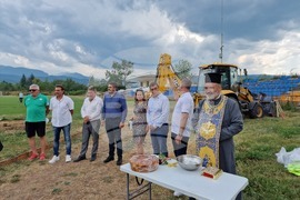 Самоков - лекоатлетическа писта - първа копка