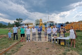 Самоков - лекоатлетическа писта - първа копка