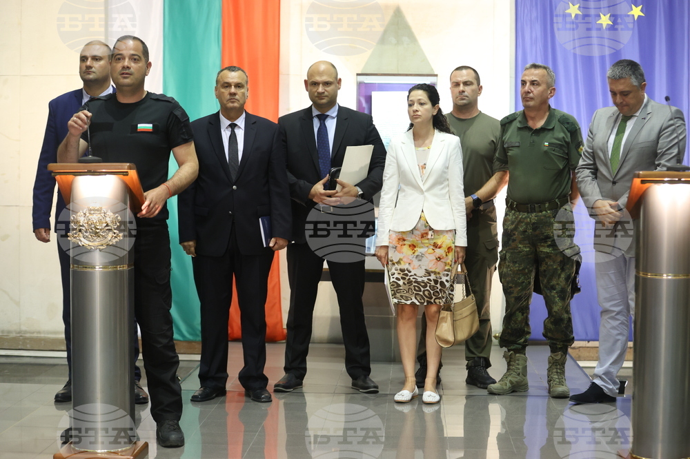 Министерство на вътрешните работи  - брифинг  - пожари