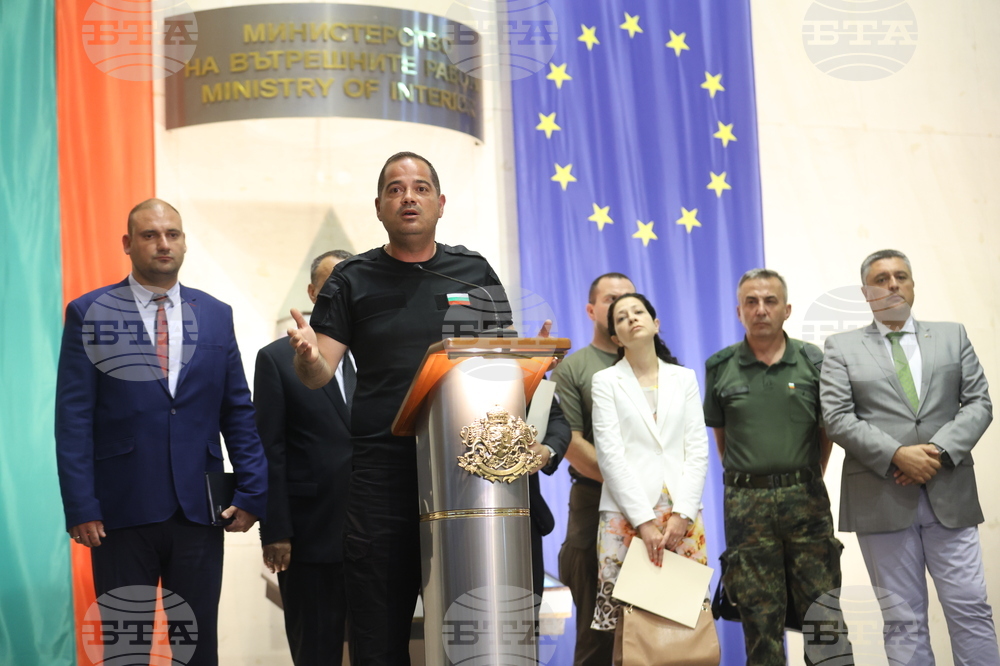 Министерство на вътрешните работи  - брифинг  - пожари