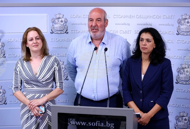 Красимир Гълъбов - Ваня Григорова - Марта Георгиева - брифинг