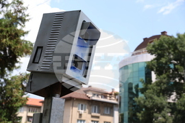 Камера за контрол на скоростта - вандализъм