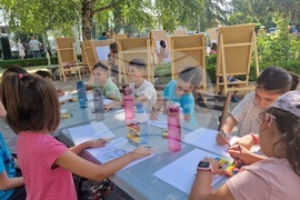 Разград - деца - пленер