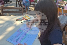 Разград - деца - пленер