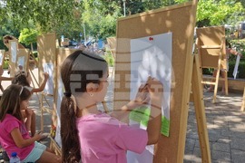 Разград - деца - пленер