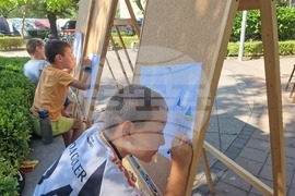 Разград - деца - пленер