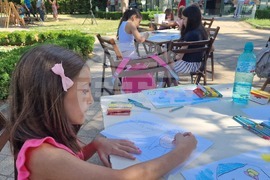 Разград - деца - пленер