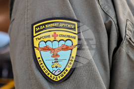 Авиобаза Крумово - участниците в спасителната акция с хеликоптер