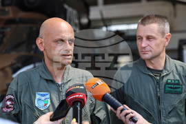 Авиобаза Крумово - участниците в спасителната акция с хеликоптер