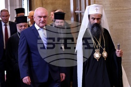 Министерски съвет - Патриарх Данаил - Димитър Главчев - среща