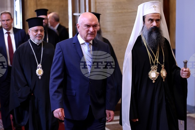 Министерски съвет - Патриарх Данаил - Димитър Главчев - среща
